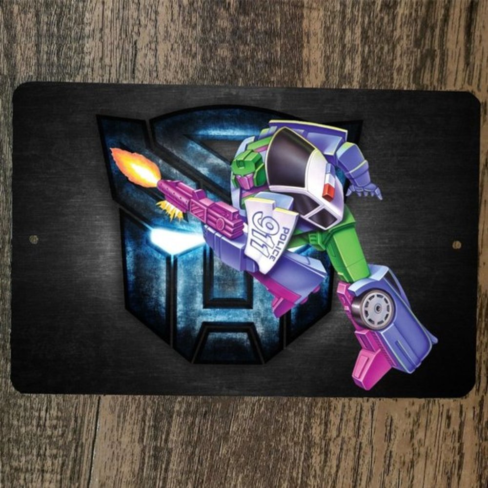 911 Autobot 8x12‎ Metal Wall Sign Poster Transformers